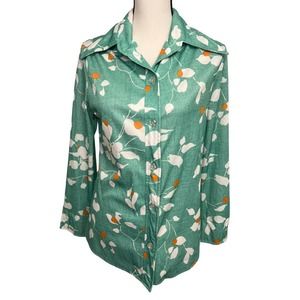 Vintage Retro Disco Long Sleeve Top by Ted Martin Size Large